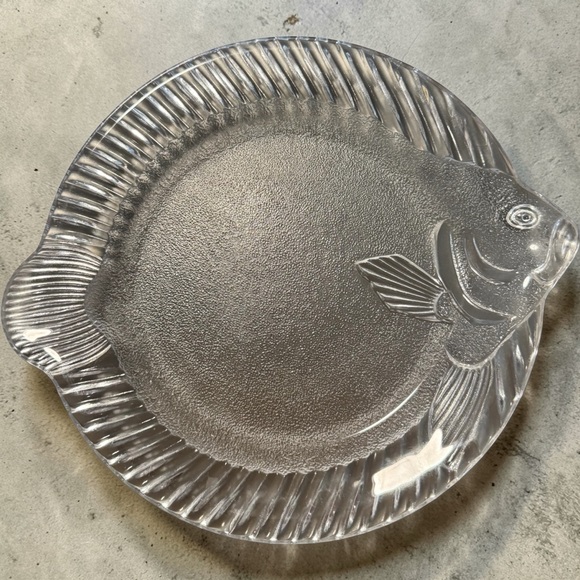 Mikasa Other - Mikasa Clear Glass Fish Serving Platter